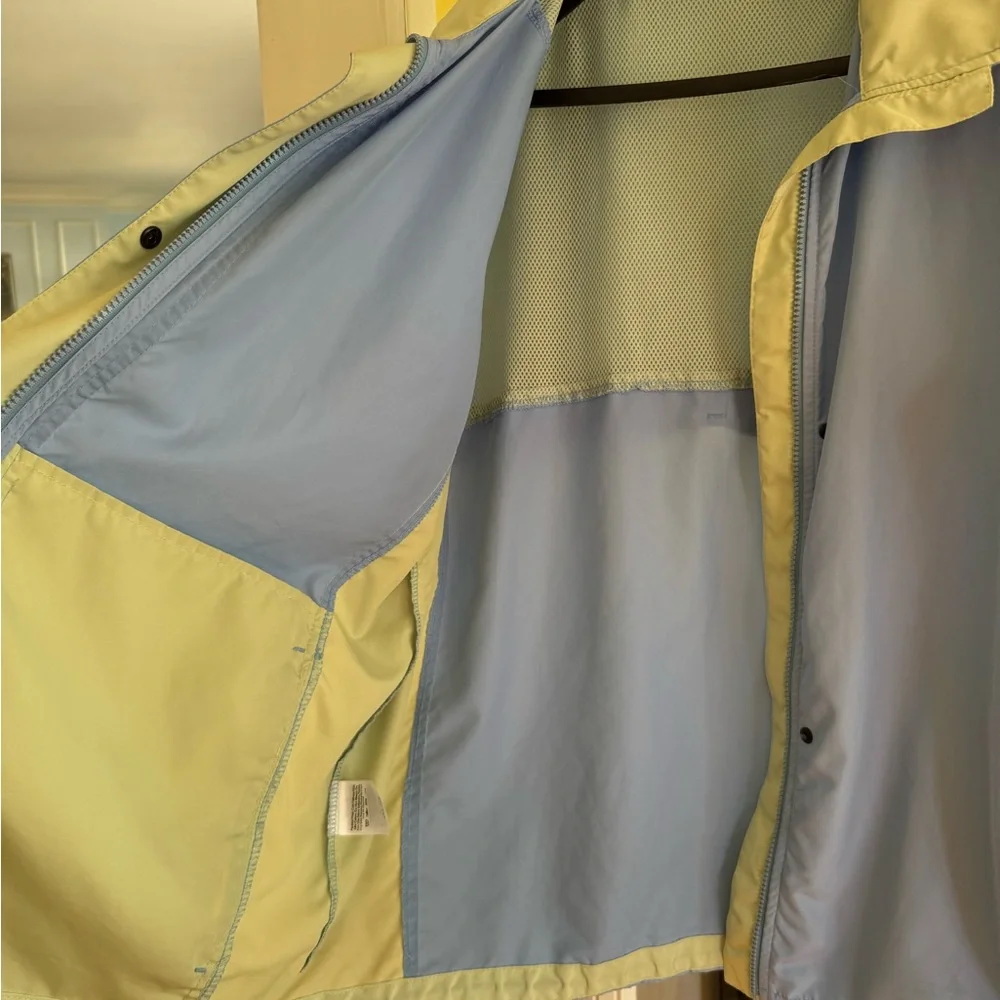 Eddie Bauer Colorblock Windbreaker - Periwinkle and Soft Yellow - Picture 10 of 16